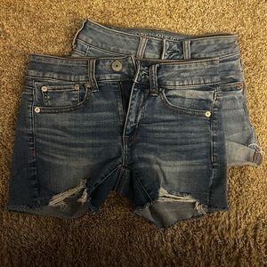 2 pair American Eagle Blue jean shorts